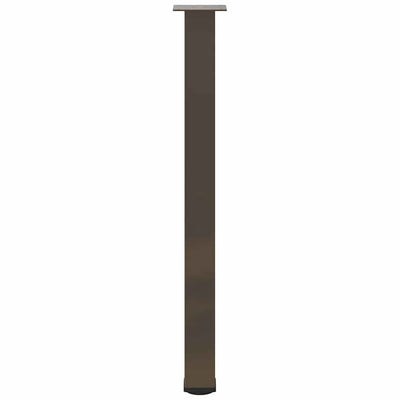 Baaripöydän jalat 4 kpl luonnonteräs 90-92 cm teräs