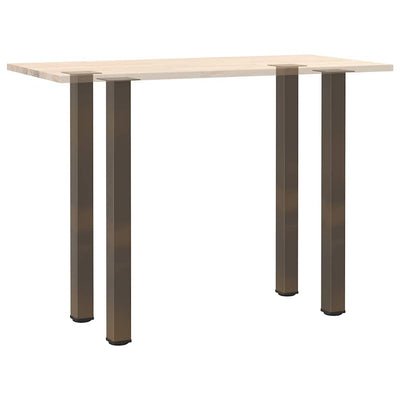 Baaripöydän jalat 4 kpl luonnonteräs 90-92 cm teräs