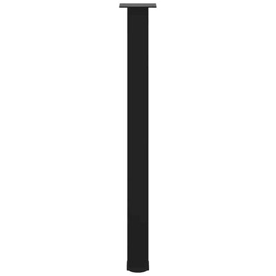 Baaripöydän jalat 4 kpl musta 100-102 cm teräs