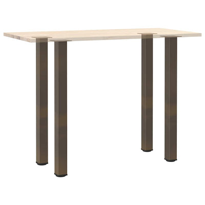 Baaripöydän jalat 4 kpl luonnonteräs 100-102 cm teräs