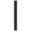 Baaripöydän jalat 4 kpl musta 110-112 cm teräs