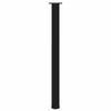 Baaripöydän jalat 4 kpl musta 110-112 cm teräs