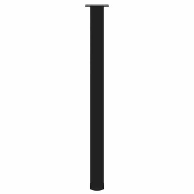Baaripöydän jalat 4 kpl musta 110-112 cm teräs