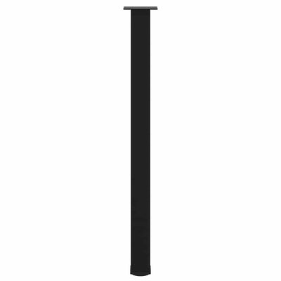 Baaripöydän jalat 4 kpl musta 110-112 cm teräs
