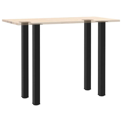 Baaripöydän jalat 4 kpl musta 110-112 cm teräs