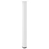 Baaripöydän jalat 4 kpl valkoinen 110-112 cm teräs