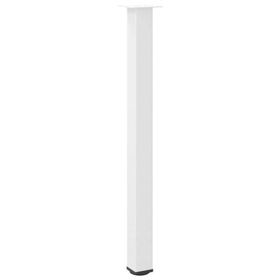 Baaripöydän jalat 4 kpl valkoinen 110-112 cm teräs