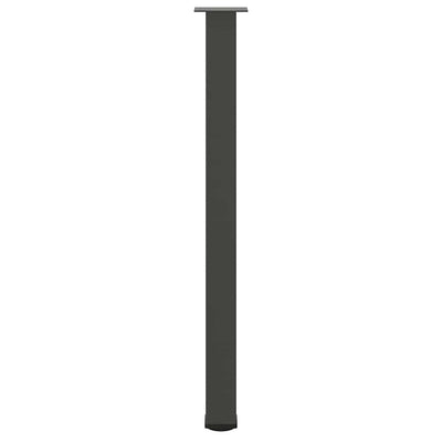 Baaripöydän jalat 4 kpl antrasiittia 110-112 cm teräs