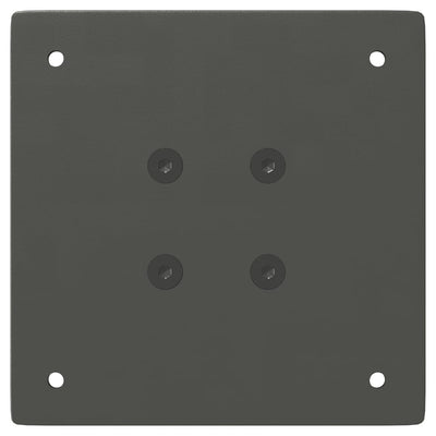 Baaripöydän jalat 4 kpl antrasiittia 110-112 cm teräs