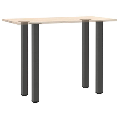 Baaripöydän jalat 4 kpl antrasiittia 110-112 cm teräs