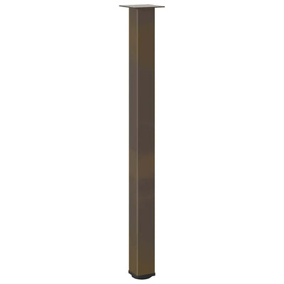 Baaripöydän jalat 4 kpl luonnonteräs 110-112 cm teräs