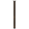Baaripöydän jalat 4 kpl luonnonteräs 110-112 cm teräs