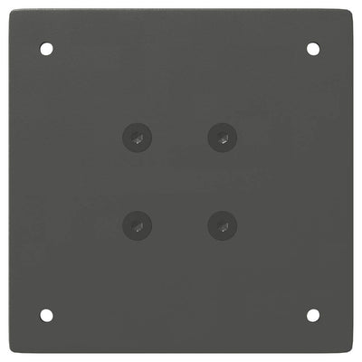 Sohvapöydän jalat 4 kpl antrasiittia 30 cm teräs