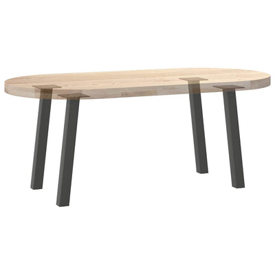 Sohvapöydän jalat 4 kpl antrasiittia 30 cm teräs