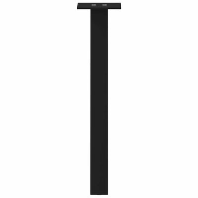 Sohvapöydän jalat 4 kpl Musta 42 cm Teräs