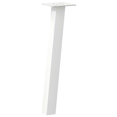 Sohvapöydän jalat 4 kpl valkoinen 42 cm teräs