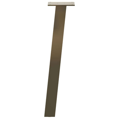 Sohvapöydän jalat 4 kpl luonnonteräs 42 cm teräs