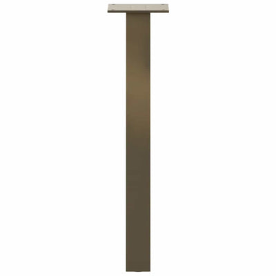 Sohvapöydän jalat 4 kpl luonnonteräs 42 cm teräs