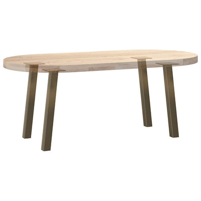 Sohvapöydän jalat 4 kpl luonnonteräs 42 cm teräs