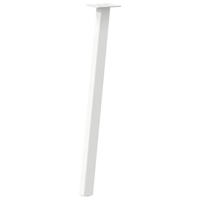 Konsolipöydän jalat 4 kpl valkoinen 72 cm teräs