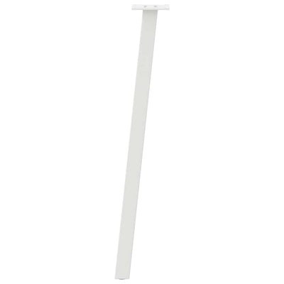 Konsolipöydän jalat 4 kpl valkoinen 72 cm teräs