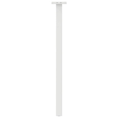 Konsolipöydän jalat 4 kpl valkoinen 72 cm teräs
