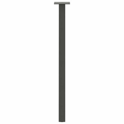 Konsolipöydän jalat 4 kpl antrasiittia 72 cm teräs