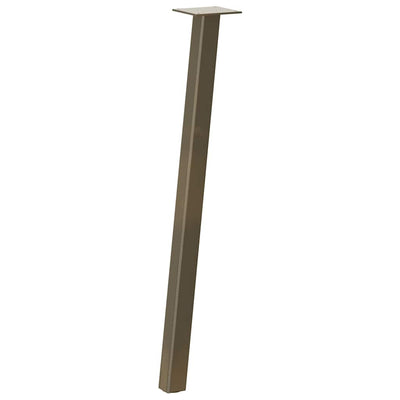 Konsolipöydän jalat 4 kpl luonnonteräs 72 cm teräs