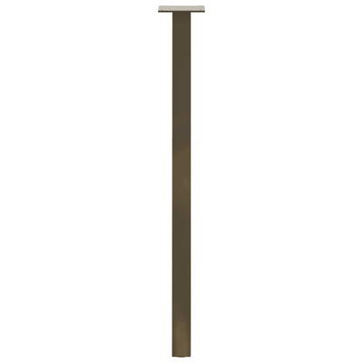 Konsolipöydän jalat 4 kpl luonnonteräs 72 cm teräs
