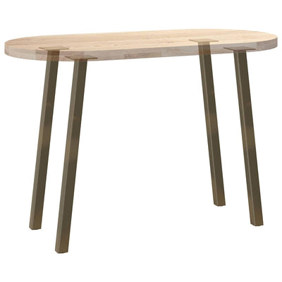 Konsolipöydän jalat 4 kpl luonnonteräs 72 cm teräs