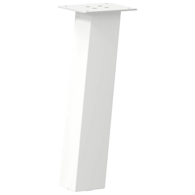 Sohvapöydän jalat 4 kpl valkoinen 30 cm teräs