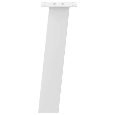Sohvapöydän jalat 4 kpl valkoinen 30 cm teräs