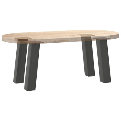 Sohvapöydän jalat 4 kpl antrasiittia 30 cm teräs