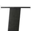 Sohvapöydän jalat 4 kpl antrasiittia 30 cm teräs