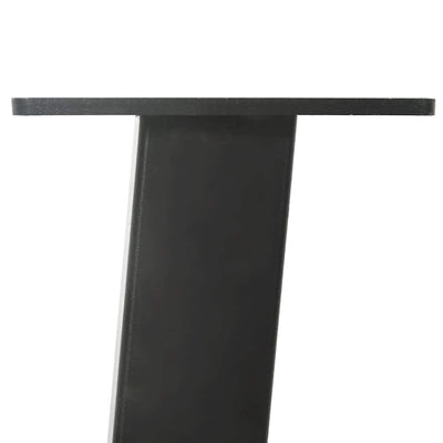 Sohvapöydän jalat 4 kpl antrasiittia 30 cm teräs