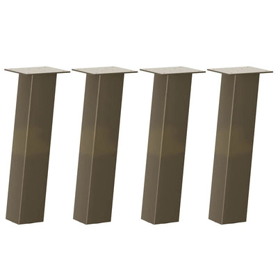Sohvapöydän jalat 4 kpl luonnonteräs 30 cm teräs