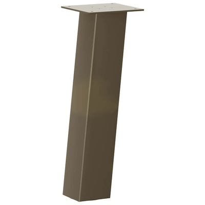 Sohvapöydän jalat 4 kpl luonnonteräs 30 cm teräs