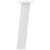Sohvapöydän jalat 4 kpl valkoinen 42 cm teräs