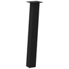 Konsolipöydän jalat 4 kpl musta 72 cm teräs