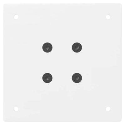 Valkoinen konsolipöydän jalat Cheryl 72cm (4 kpl, teräs)