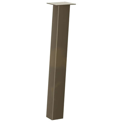 Konsolipöydän jalat 4 kpl luonnonteräs 72 cm teräs