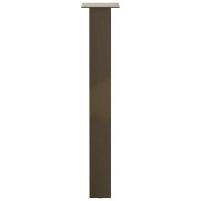 Konsolipöydän jalat 4 kpl luonnonteräs 72 cm teräs