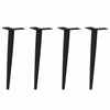 Musta sohvapöydän jalat kartiomainen Dragulita 30-31cm (4 kpl, teräs)