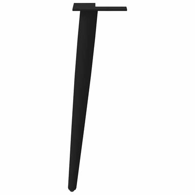 sohvapöydän jalat kartiomainen 4 kpl musta 30-31 cm teräs
