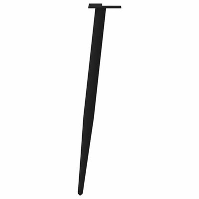 konsolipöydän jalat kartiomainen 4 kpl musta 72-73 cm teräs
