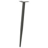 konsolipöydän jalat kartiomainen 4 kpl 72-73 cm terästä