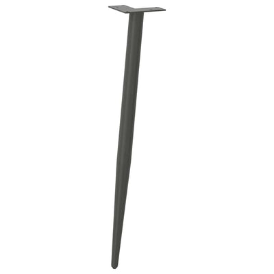 konsolipöydän jalat kartiomainen 4 kpl 72-73 cm terästä
