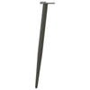 konsolipöydän jalat kartiomainen 4 kpl 72-73 cm terästä