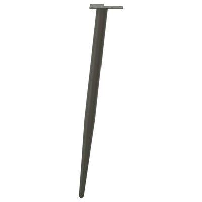 konsolipöydän jalat kartiomainen 4 kpl 72-73 cm terästä