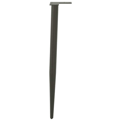 konsolipöydän jalat kartiomainen 4 kpl 72-73 cm terästä